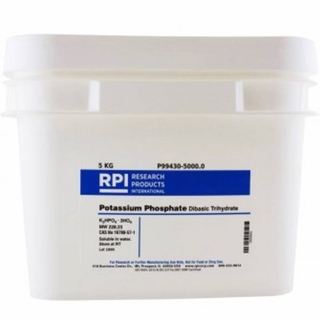 RPI Potassium Phosphate Dibasic Trihydrate, 5 KG P99430-5000.0